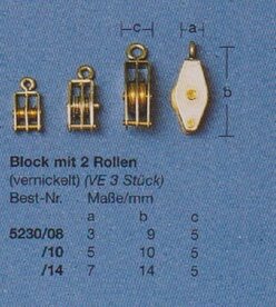 AERO-NAUT 5230/08 DUBBELE KATROL MET 2 ROLLEN 