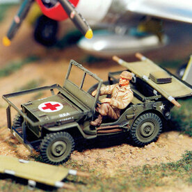 SOL-MM102 Willis M.A.S.H. Jeep 1/48
