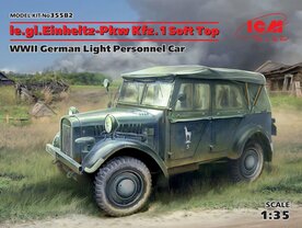 ICM 35582 Ie.gl.Einheitz-Pkw Kfz. 1 Soft Top 1/35