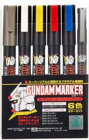 MR.HOBBY GMS-105 GUNDAMMARKER BASIC SET ( 6 KLEUREN)