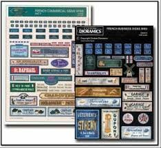 SQUADRON CD50103 FRENCH COMMERCIAL SIGNS WWII 1/35