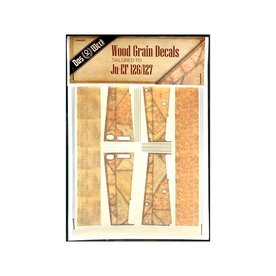 DAS WERK DWA-007 WOOD GRAIN DECALS TAILORED TO Ju-EF 126/127 1/32