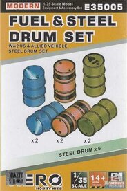 HERO HOBBY KITS E35005 FUEL &amp; STEEL DRUM SET 1/35