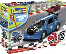 REVELL 00834 PULLBACK RALLY CAR BLUE JUNIOR KIT 1/20 