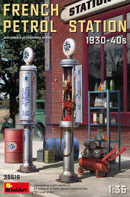 MINIART 35616 FRENCH PETROL STATION 1/35