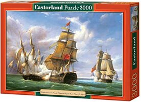 CASTORLAND C-300037-2 COMBAT BETWEEN THE FRENCH FRIGATE AND ENGLISH VESSEL (3000 STUKJES)