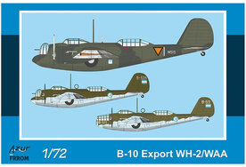 AZUR FR0042 B-10 EXPORT WH-2/WAA (MET NEDERLANDSE DECALS) 1/72