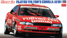 HASEGAWA 20302 FUJITSU TEN TOM&rsquo;S COROLLA AE101 1/24