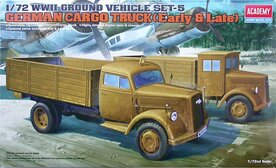 ACADEMY HOBBY MODEL KITS 13404 GERMAN CARGO TRUCK (EARLY &amp; LATE) 1/72