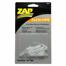 ZAP PT-21 FLEXI TIPS MONDJES VOOR CA LIJMEN 24 STUKS 