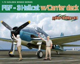 CYBER HOBBY 5117 F6F-3 HELLCAT W/CARRIER DECK 1/72