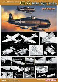 CYBER HOBBY 5080 F6F-5N HELLCAT NIGHT FIGHTER 1/72