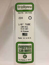 EVERGREEN 224 125&rdquo; (3.2 MM) TUBE (VE 5)