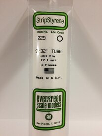 EVERGREEN 229 281&rdquo; (7.1 MM) TUBE (VE 3)