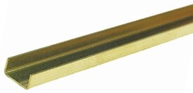 K&amp;S 60638 BRASS CHANNEL (U-PROFIEL) 5/32 (VE 8)