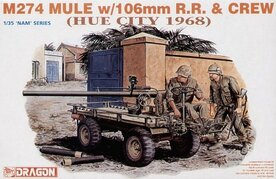 DRAGON 3315 M274 MULE W/106MM R.R. &amp; CREW 1/35