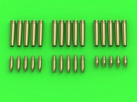 MASTER MODEL GM-35-019 GERMAN 2CM CARTRIDGES 3 TYPES (VE 5 PER SOORT) 1/35