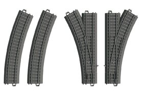 MARKLIN 23401 SET WISSELS VOOR KUNSTSTOF RAILS H0