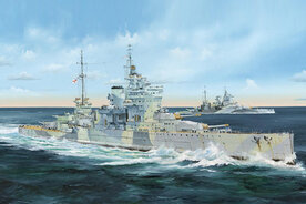 TRUMPETER 05324 BATTLESHIP HMS QUEEN ELIZABETH 1943 1/350