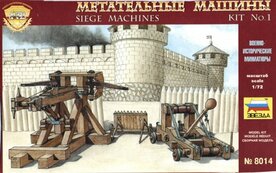 ZVEZDA 8014 SIEGE MACHINES KIT NO.1 1/72 