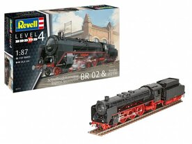 REVELL 02171 EXPRESS LOCOMOTIVEBR 02 &amp; TENDER 2&rsquo;2&rsquo; T30 1/87