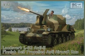 IBG MODELS 72064 LANDSVERK L-62 ANIT-II SELFPROPELLED FINNISH ANTI AIR GUN 1/72