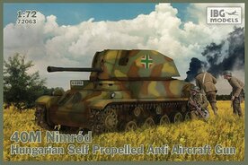 IBG MODELS 72063 40M NIMROD - HUNGARIAN SELFPROPELLED ANTI -AIR GUN 1/72