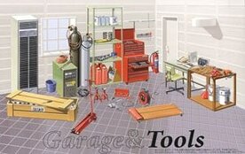 FUJIMI 115054 GARAGE &amp; TOOLS NO.2 1/24