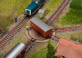 FALLER 222114 KLEINE WAGONDRAAISCHIJF MET SERVOMOTOR-AANDRIJVING N