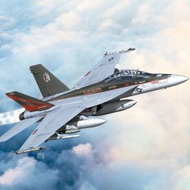 ACADEMY HOBBY MODEL KITS 12577 USN F/A-18F &ldquo;VFA-154 BLACK KNIGHTS&rdquo; 1/72