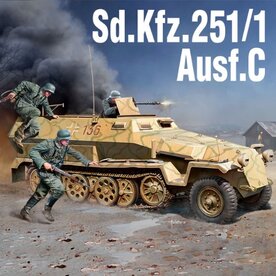 ACADEMY HOBBY MODEL KITS 13540 SD.KFZ.251/1 AUSF.C 1/35