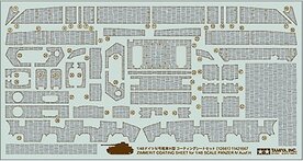 TAMIYA 12661 ZIMMERIT COATING SHEET FOR PANZER IV AUSF. H 1/48