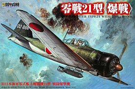 DOYUSHA 402481 MITSUBISHI A6M2 &ldquo;BAKUSEN&rdquo; ZERO FIGHTER TYPE 21 WITH 250KG BOMB 1/32