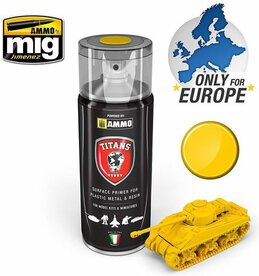 A.MIG TTH104 TITANS HOBBY IMPERAL YELLOW MATT PRIMER SPRAY 400 ML