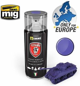 A.MIG TTH107 TITANS HOBBY MAGIC PURPLE MATT PRIMER SPRAY 400 ML