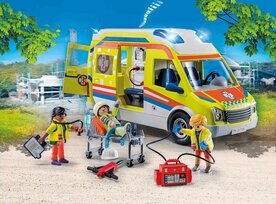 PLAYMOBIL 71202 AMBULANCE MET LICHT EN GELUID
