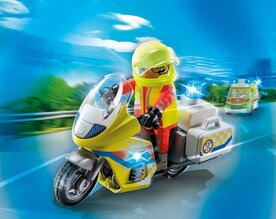 PLAYMOBIL 71205 NOODMOTORFIETS MET ZWAAILICHT
