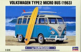 HASEGAWA 20247 VOLKSWAGEN TYPE2 MICRO BUS (1963) 1/24