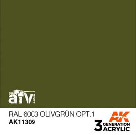 AK-11309 RAL 6003 OLIVEGR&Uuml;N OPT. 1 17 ML