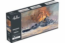 HELLER 85078 BISMARCK + TIRPITZ 1/400