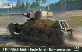 IBG MODELS 35070 7TP POLISH TANK - SINGLE TURRET - EARLY PRODUCTION 1/35