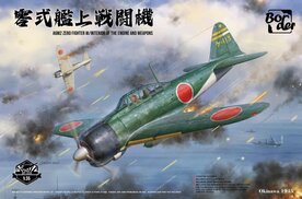 BORDER BF-006 JAPANESE WWII MITSUBISHI A6M2 ZERO w/FIGHTER-INTERIOR 1/35 