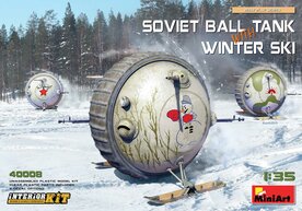 MINIART 40008 SOVIET BALL TANK WITH WINTER SKI 1/35