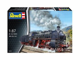 REVELL 02167 EXPRESS LOCOMOTIVE BR 18 505 &amp; TENDER 2&rsquo;3&rsquo;T 38 1/87