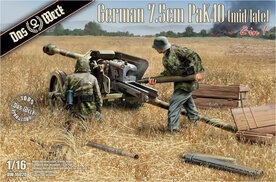 DAS WERK 16020 WWII GERMAN 7,5cm PAK 40 (MID/LATE) 1/16 