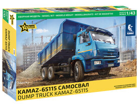 ZVEZDA 43006 DUMP TRUCK KAMAZ-65115 1/43