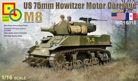 CLASSY HOBBY MC16016 US 75mm HOWITZER MOTOR GARRIAGE M8 1/16 