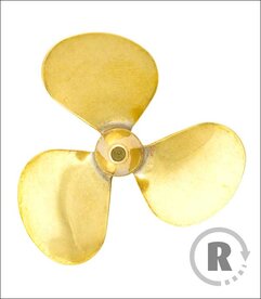 RABOESCH 156-01 BRASS PROPELLER D-30-R-3BL-M4 (VE1)