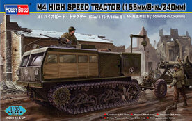 HOBBY BOSS 82408 M4 HIGH SPEED TRACTOR (155MM/8-IN./240MM) 1/35