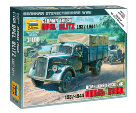ZVEZDA 6126 GERMAN TRUCK OPEL BLITZ 1937-1944 1/100